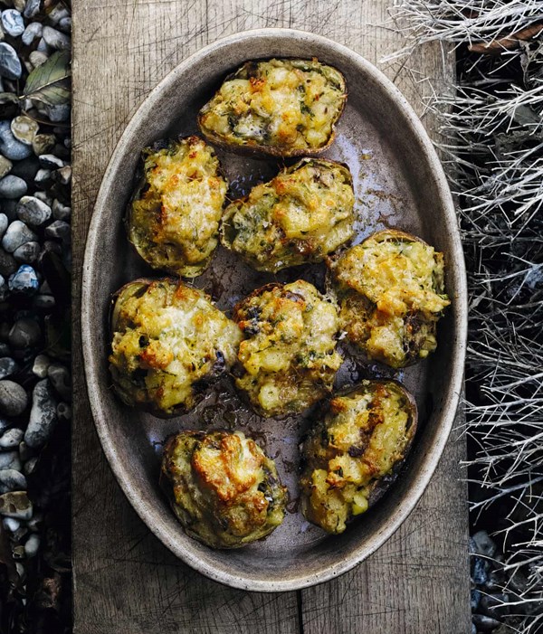 Celeriac baked potatoes