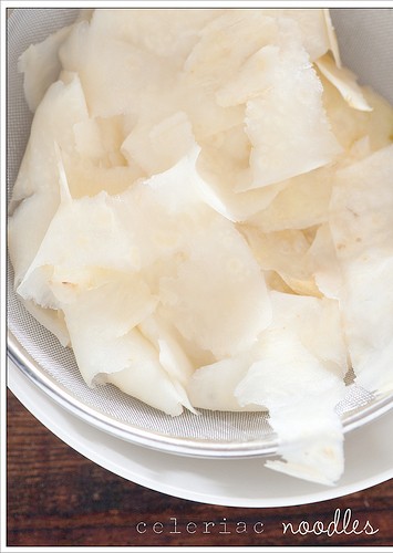 Celeriac ‘noodles’