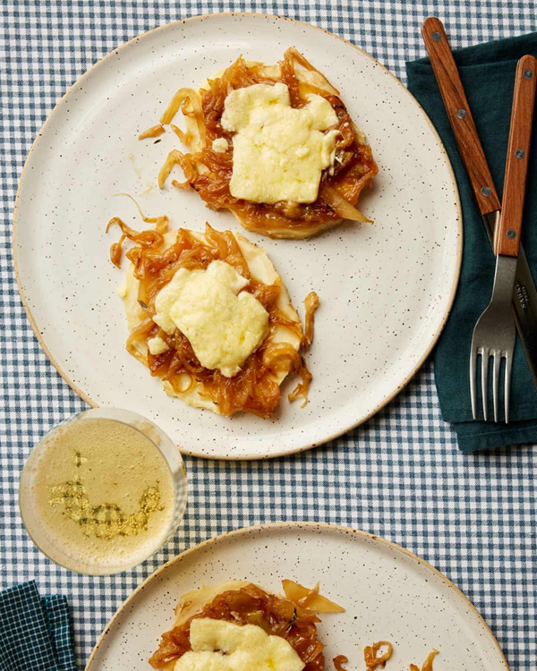 Celeriac rarebit