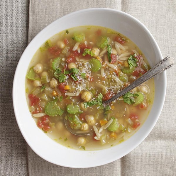Celery & Parmesan minestrone