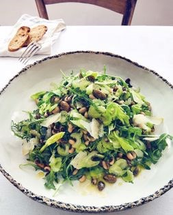 Celery almond salad