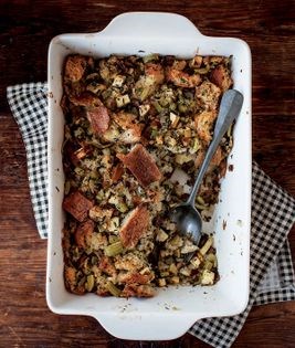 Celery and apple stuffing