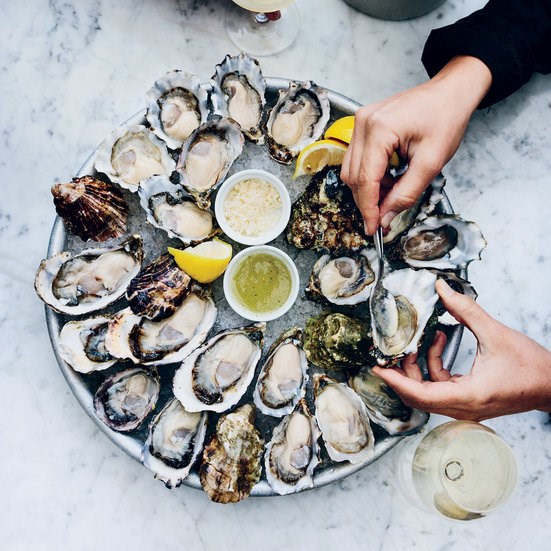 Celery-and-cucumber mignonette