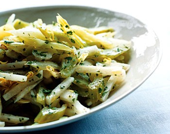 Celery and jicama sauté