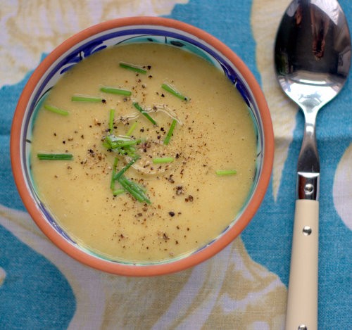 Celery and lentil soup