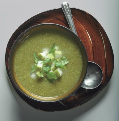Celery and pear bisque