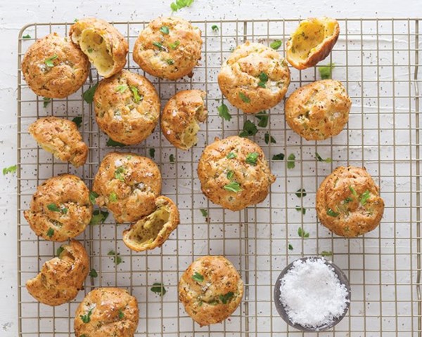 Celery Gruyère gougères