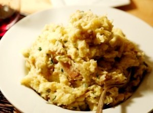 Celery root & potato mash