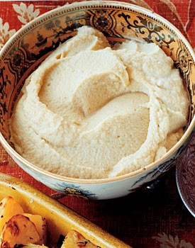 Celery-root and apple purée