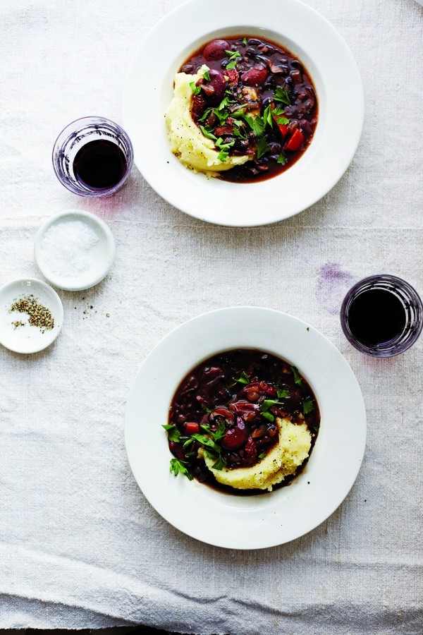 Celery root mash