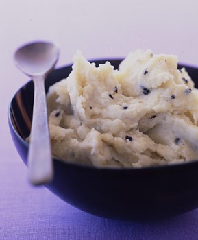 Celery-root purée with truffle butter