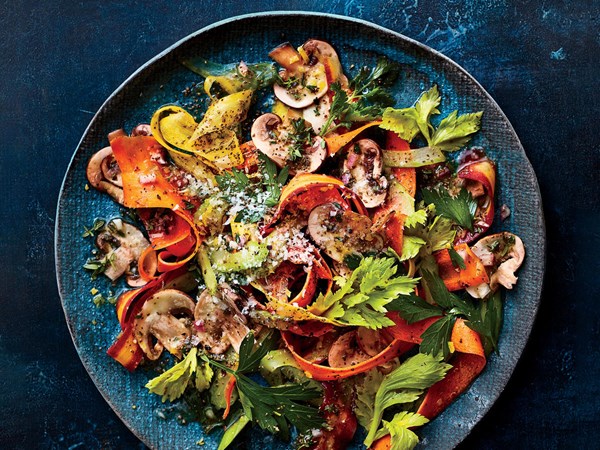 Celery salad with celery seed vinaigrette