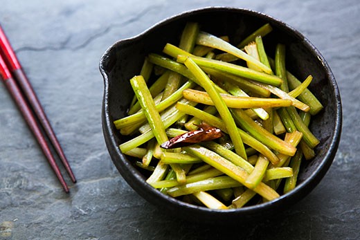 Celery stir fry