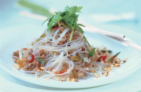 Cellophane noodles with pork