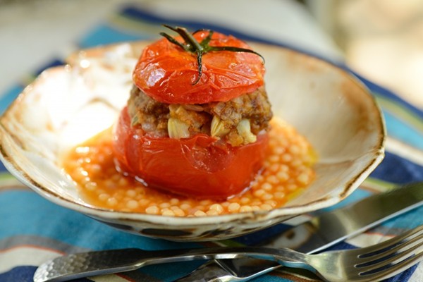 Central stuffed tomatoes