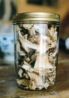 Ceps with potatoes and bacon