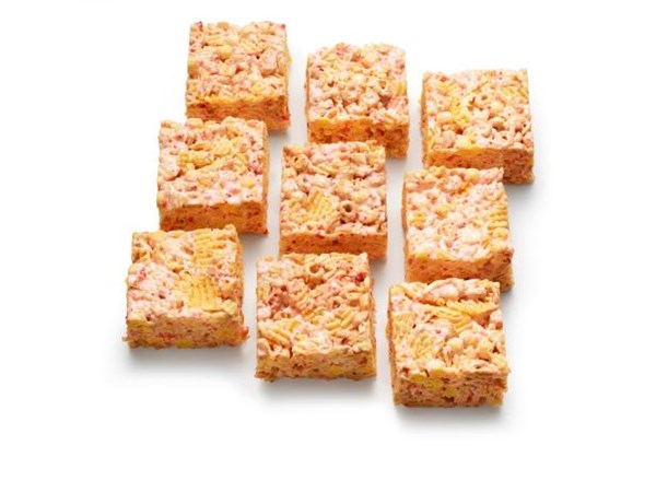 Cereal and potato chip bars
