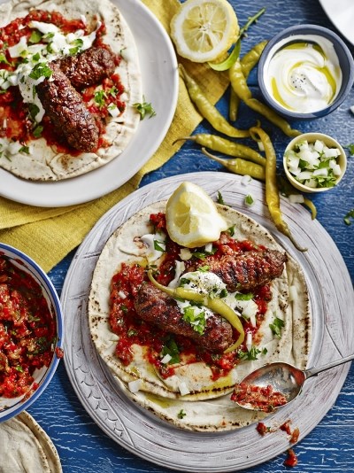 Cevapi with ajvar