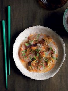 Ceviche of scampi and sea urchin with Vietnamese flavours