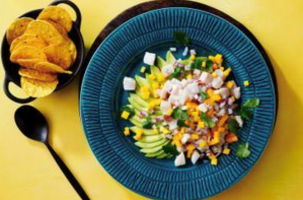 Ceviche with mango and avocado [Daniella Guevara Muñoz]