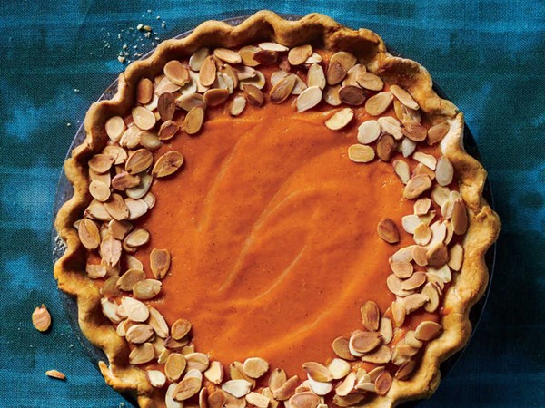 Chai carrot pie