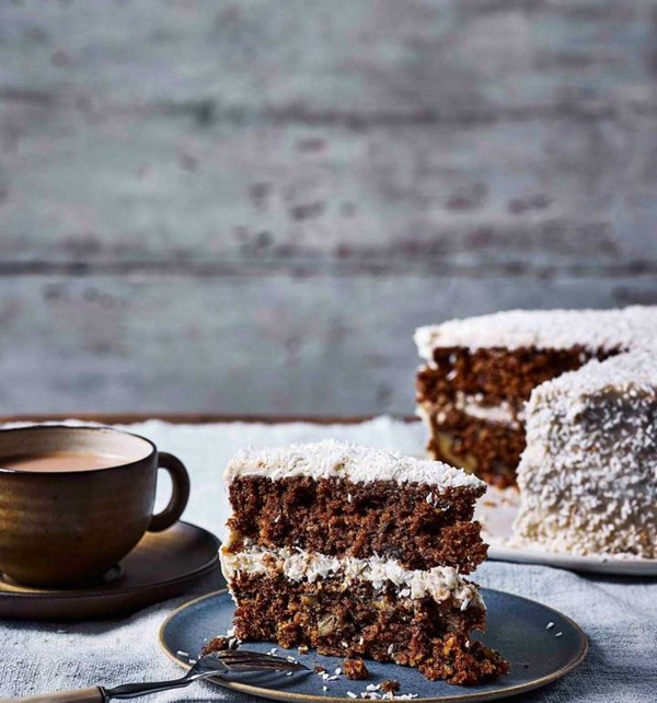 Chai coconut carrot cake