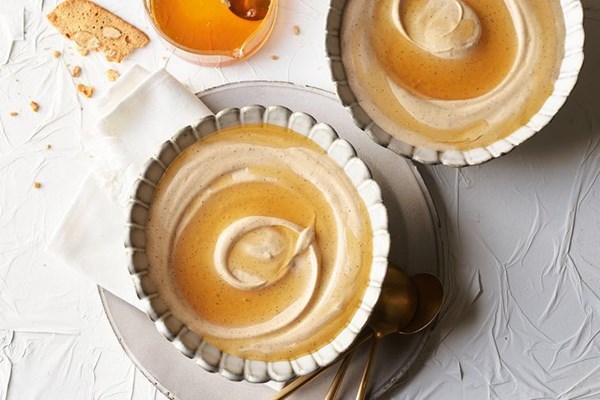 Chai latte honey mousse