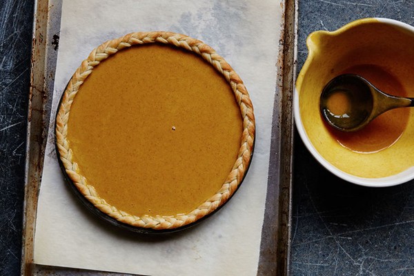 Chai masala pumpkin pie 