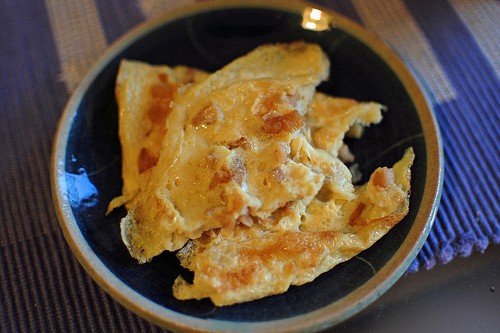 Chai poh omelette