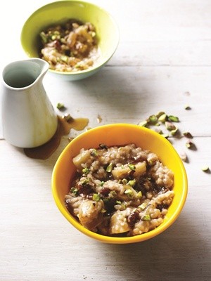 Chai rice pudding