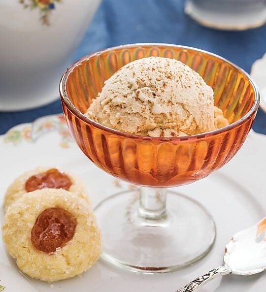 Chai spice ice cream