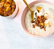 Chai-spiced apple & sultana [porridge]