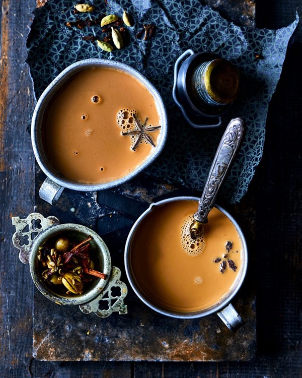 Chai-spiced latte