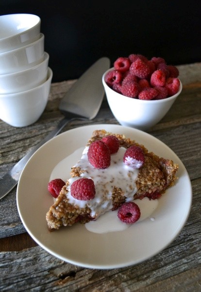 Chai-spiced oatmeal pie