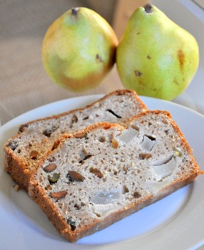 Chai-spiced pear bread