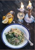 Champagne and leek risotto