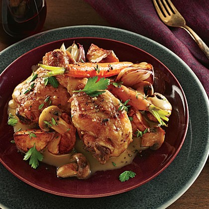 Champagne-browned butter chicken