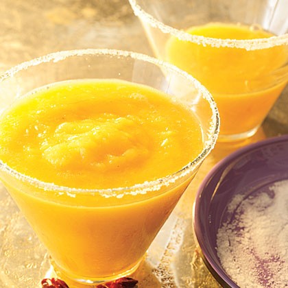 Champagne mango margaritas