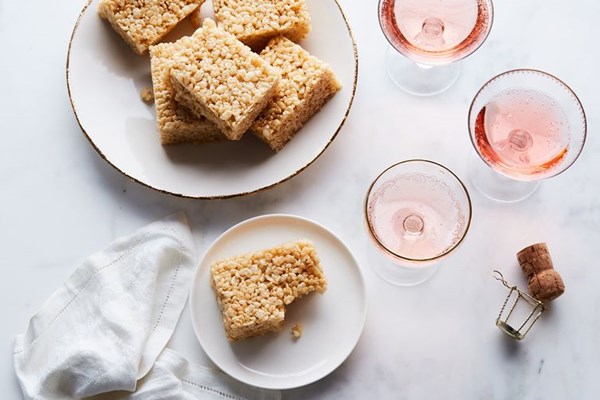 Champagne marshmallow treats