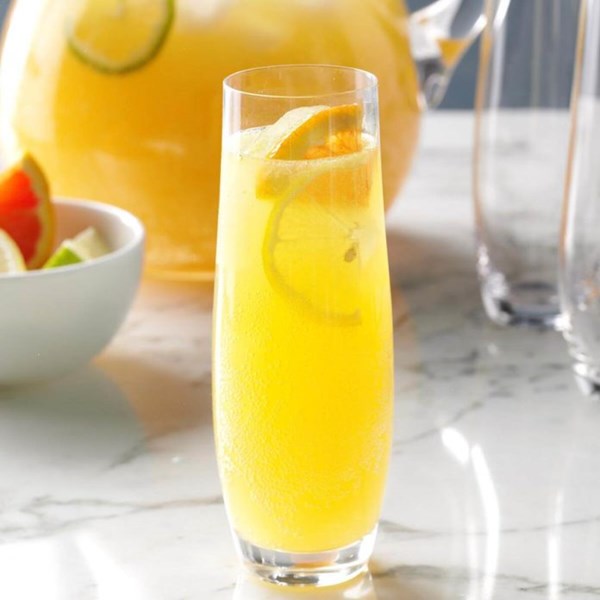 Champagne party punch