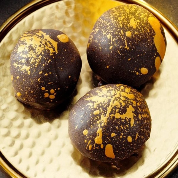 Champagne truffles