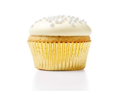 Champagne-vanilla cupcakes