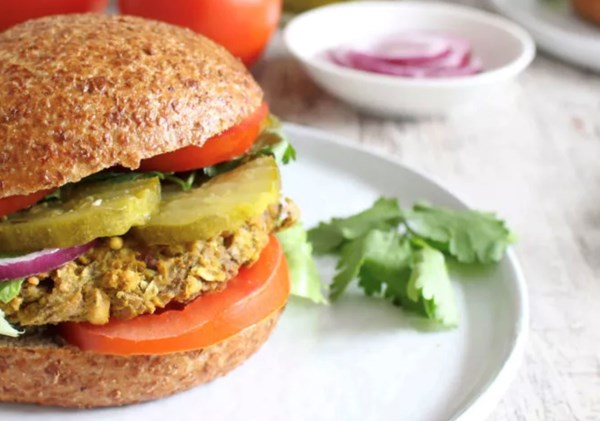 Chana masala burgers