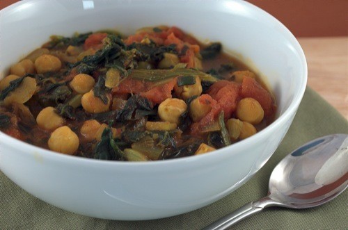 Chana palak masala