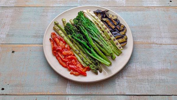 Char-grilled vegetable platter