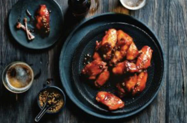 Char siu chicken wings