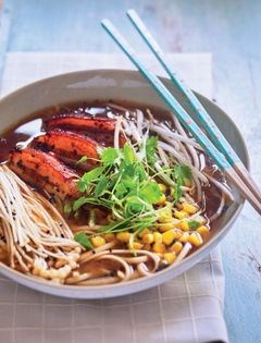 Char siu pork in miso ramen