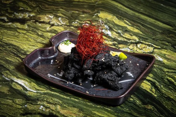 Charcoal chicken karaage