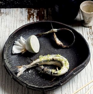 Charcoal-grilled pipers with lime sea salt