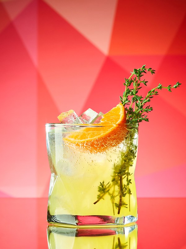 Chardonnay creamsicle punch